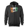 Cool Ireland Flag Vintage Irish Flag Swimmer Fly Swimming Zip Up Hoodie, trending gift