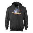 Kayak T Rex Dinosaur Canoe Shirt Kayak For Children Zip Up Hoodie, trending gift