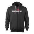 I Love Swimming Zip Up Hoodie, trending gift