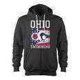 Ohio Flag Swimming Team Swim Swimmer US State Zip Up Hoodie, trending gift