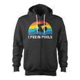 I Pee In Pools Swimmer Swimming Coach Player Graphic Zip Up Hoodie, trending gift