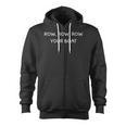 Row Row Row Your Boat Canoe Text Saying Zip Up Hoodie, trending gift Row Row Row Your Boat Canoe Text Saying Zip Up Hoodie, trending gift