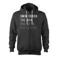 Swim Coach The Man The Myth The Legend Swimming Coach Zip Up Hoodie, trending gift Swim Coach The Man The Myth The Legend Swimming Coach Zip Up Hoodie, trending gift