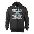 Swim Dad Definition Swimming Dad Of A Swimmer Dad Zip Up Hoodie, trending gift
