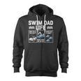 Swim Dad Life Swimmer Father's Day Swimming Daddy Zip Up Hoodie, trending gift Swim Dad Life Swimmer Father's Day Swimming Daddy Zip Up Hoodie, trending gift