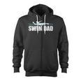 Swim Dad Support Swimming Father Sport Zip Up Hoodie, trending gift Swim Dad Support Swimming Father Sport Zip Up Hoodie, trending gift