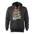 Swimmer Eat Sleep Swim Repeat I Swimming Zip Up Hoodie, trending gift