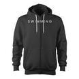 Swimming Minimalist Text Swimmer Coach Zip Up Hoodie, trending gift Swimming Minimalist Text Swimmer Coach Zip Up Hoodie, trending gift