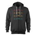 Swimming Swimmer Heartbeat Vintage Men Boys Women Swim Lover Zip Up Hoodie, trending gift