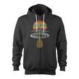 Vintage Retro Canoe Paddle & Mountains Rafting Zip Up Hoodie, trending gift