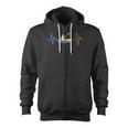 Women's Kayaking Heartbeat Tie Dye Canoe Boating Kayaks Zip Up Hoodie, trending gift