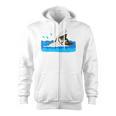 Cat Swimming Pool Zip Up Hoodie, trending gift Cat Swimming Pool Zip Up Hoodie, trending gift