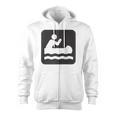 Outdoors Water Sports Canoe Canoeist Raglan Baseball Tee Zip Up Hoodie, trending gift