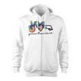 Peace Love Swim Tie Dye Swimmer Swimming Summer Trip Zip Up Hoodie, trending gift