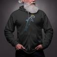 Beautiful Colors Swimming Hammerhead Shark Lovers Zip Up Hoodie