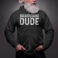 Breaststroke Swimming Dude Distressed Swim Swimmer Pool Zip Up Hoodie