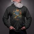 Canoe Camp Coffee Canoeing Paddle Zip Up Hoodie