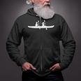Canoe Couple Canoe Team Canoe Lover Canoeing Tour Summer Men Women Kids Zip Up Hoodie