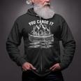 Canoeing Canoe Zip Up Hoodie