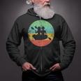 Canoeing Shirt Vintage Retro Canoe Zip Up Hoodie