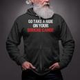 Douche Canoe Vulgar Profanity T-Shirt Zip Up Hoodie