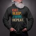 Eat Sleep Swim Repeat Pool Swimmer Water Polo Swimming Zip Up Hoodie Eat Sleep Swim Repeat Pool Swimmer Water Polo Swimming Zip Up Hoodie