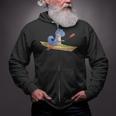 KayakRex Dinosaur Canoe Shirt Kayak For Children Zip Up Hoodie