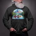 Lake Canoeing Canoe Zip Up Hoodie Lake Canoeing Canoe Zip Up Hoodie