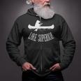 Lake Superior Bear Canoe Upper Peninsula For Yooper Zip Up Hoodie