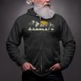 Mountain Kayaking Nature Water Sports Kayaker Canoeing Kayak Zip Up Hoodie