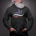 Patriotic American Flag Floating USA Swimming Team Zip Up Hoodie Patriotic American Flag Floating USA Swimming Team Zip Up Hoodie