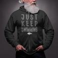 Pretty Fish Just Keep Swimming Zip Up Hoodie Pretty Fish Just Keep Swimming Zip Up Hoodie