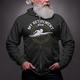 My Retirement Plan Swim Athlete Swimming Grandpa Swimmer Zip Up Hoodie
