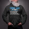 Swim Dad Definition Swimming Dad Of A Swimmer Father Zip Up Hoodie Swim Dad Definition Swimming Dad Of A Swimmer Father Zip Up Hoodie