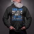 Swim Dad Swimming Dad Of A Swimmer Dad Swim Father Zip Up Hoodie Swim Dad Swimming Dad Of A Swimmer Dad Swim Father Zip Up Hoodie