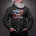 Swim Grandma Tshirt US American Flag Swimming Tee Zip Up Hoodie