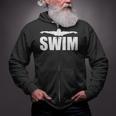 Swim Sports Swimming Water Athletic Swimmer Zip Up Hoodie Swim Sports Swimming Water Athletic Swimmer Zip Up Hoodie
