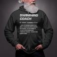 Swimming Coach Definition Swimming Instructor Zip Up Hoodie Swimming Coach Definition Swimming Instructor Zip Up Hoodie