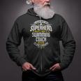 Swimming Coach TShirt Idea Superhero Swimming Shirt Zip Up Hoodie Swimming Coach TShirt Idea Superhero Swimming Shirt Zip Up Hoodie
