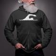 Swimming Float Zip Up Hoodie Swimming Float Zip Up Hoodie