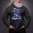 Swimming Goggles Saying Swim Team Gear Zip Up Hoodie