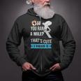 Swimming Saying For Swimmers Zip Up Hoodie