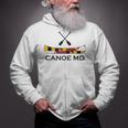 Canoe Maryland Raglan Baseball Tee Zip Up Hoodie Canoe Maryland Raglan Baseball Tee Zip Up Hoodie