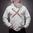 Canoeing Canoe Paddle Paddling Retro Line Art Raglan Baseball Tee Zip Up Hoodie