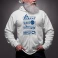 Eat Sleep Swimming Repeat Swimming Zip Up Hoodie Eat Sleep Swimming Repeat Swimming Zip Up Hoodie