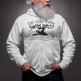 Do You Even Swim Bro Swimming Training Swimmer Zip Up Hoodie