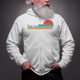 Paddling Canoe Retro Vintage For Canoeists And Paddle Zip Up Hoodie