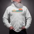 Retro Vintage For Canoeists And Paddle Zip Up Hoodie