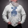 Swimmer Saying Swimming Motivation Professional Swimmer Zip Up Hoodie