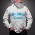 Swimming Swimmer Raglan Baseball Tee Zip Up Hoodie